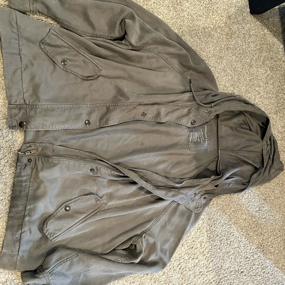 Women’s Green Hooded Jacket